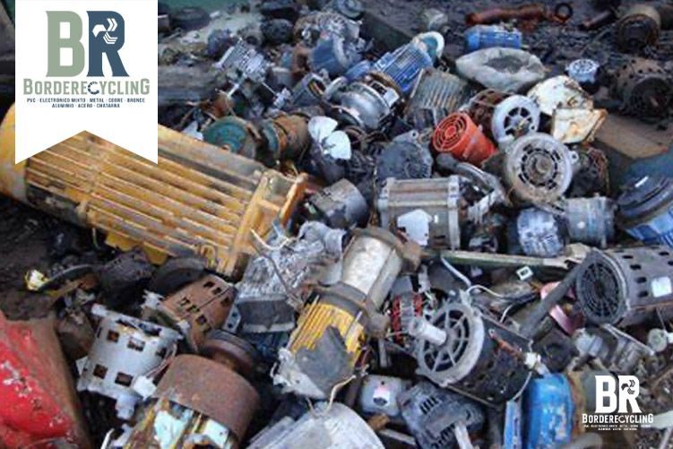 Motores eléctricos y chatarra para reciclaje