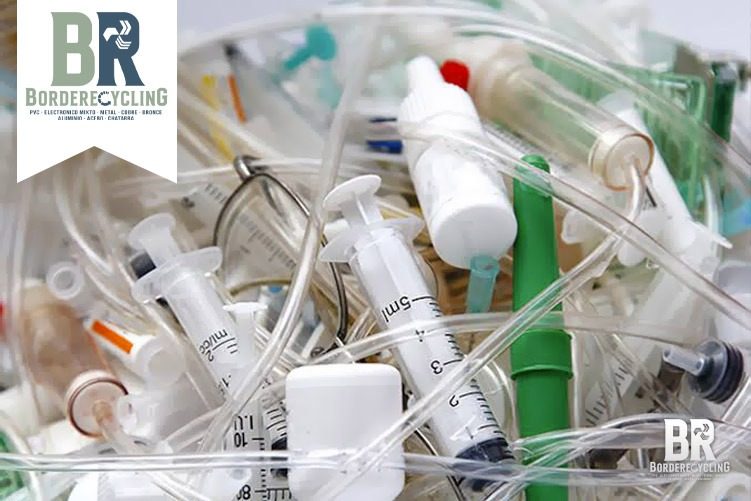 Plástico de grado médico y venoclisis para reciclaje